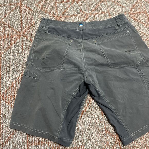KUHL Men's Shorts Hiking 11" Inseam Outdoor Chino Style Grey Size 34 - Picture 2 of 10